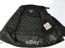 BARBOUR International Cincinnati Steve McQueen Wax Waxed Jacket Black Small S XS