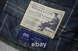 BARBOUR x MOON Olive Wax + Tweed Bomber Jacket Size Medium 38/48 Mr Porter Coat
