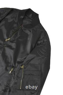 BELSTAFF Men's Nylon Bomber Jacket Black Label Belted Waist Block Colour Size M