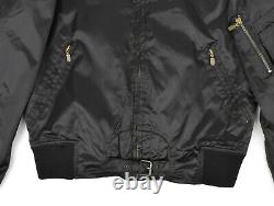 BELSTAFF Men's Nylon Bomber Jacket Black Label Belted Waist Block Colour Size M