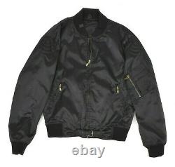 BELSTAFF Men's Nylon Bomber Jacket Black Label Belted Waist Block Colour Size M