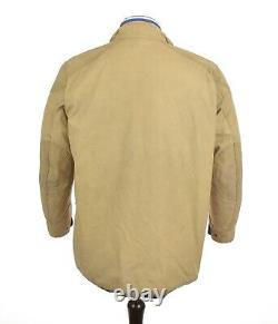 BELSTAFF Men's Roadmaster Vintage Sand Beige Cotton Jacket Size M