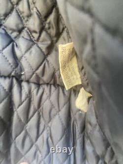 BERMAN'S Leather Motorcycle Jacket Vintage 80s Black Padded Cafe Racer Size 40L