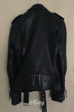 BLK DNM Leather Jacket # 5 Moto Jacket Used Size Small