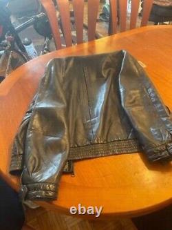 BMW Motorcycle Leather Jacket Vintage