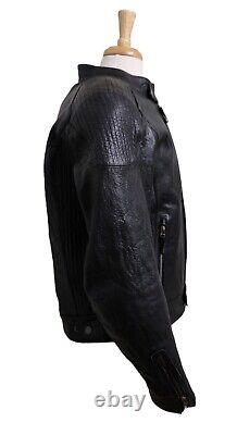 BMW Motorrad Black Water Buffalo Leather Jacket with NPL Protectors US Size 44