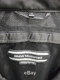 BMW Motorrad Motorcycle Air Flow Vented Black Jacket Size US 42R EUR 52