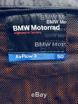 BMW Motorrad Motorcycle Genuine AirFLow Grey Black Jacket Men Euro 50 USA 40R