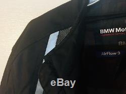 BMW Motorrad Motorcycle Genuine AirFLow Grey Black Jacket Men Euro 50 USA 40R