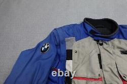 BMW Motorrad Rallye 2 Pro Jacket Mens 44L Blue Armour Padded Motorcycle Racing