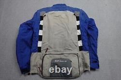 BMW Motorrad Rallye 2 Pro Jacket Mens 44L Blue Armour Padded Motorcycle Racing BMW Motorrad Rallye 2 Pro Jacket Mens 44L Blue Armour Padded Motorcycle Racing