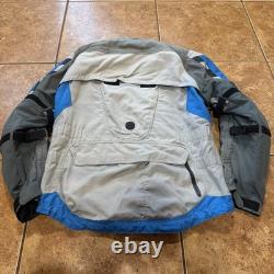 BMW Motorrad Rallye Motorcycle Jacket Blue Grey Racing Adventure Jacket 56