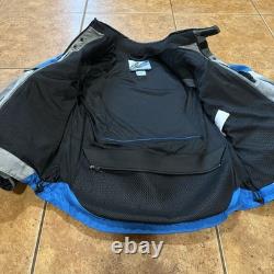 BMW Motorrad Rallye Motorcycle Jacket Blue Grey Racing Adventure Jacket 56