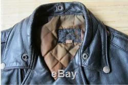 BUCO Authentic 1950's Vintage Horsehide Leather Motorcycle Jacket Size 40 Used