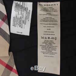 BURBERRY BRIT Real Shearling Motorcycle Moto Style Jacket Coat Black SIZE 2 XS