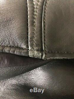 Balenciaga Moto Leather Jacket 2010 FR 38 Pine