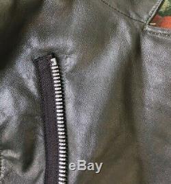 Balenciaga Moto Leather Jacket 2010 FR 38 Pine