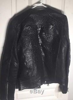 Balmain Paris x H&M Leather Jacket Sold Out Eu 48 US 38R