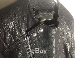 Balmain Paris x H&M Leather Jacket Sold Out Eu 48 US 38R