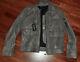 Balmain grey leather jacket size 50 RARE made in FRANCE $6000 GRAIL Decarnin