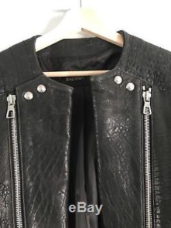 Balmain hm leather jacket