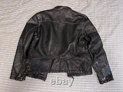 Banana Republic Leather Biker Jacket Black Med