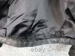 Banana Republic Men's Black Leather Jacket Size 38 Korea Made Vintage Bomber