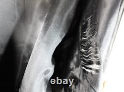 Banana Republic Men's Black Leather Jacket Size 38 Korea Made Vintage Bomber