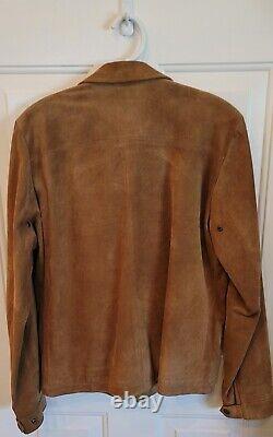 Banana Republic Men's Leather Suede Jacket Small $450 MSRP Free Shipping