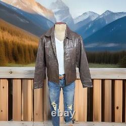 Banana Republic S 36 Leather Detroit Motorcycle Motorcycle Biker Jacket