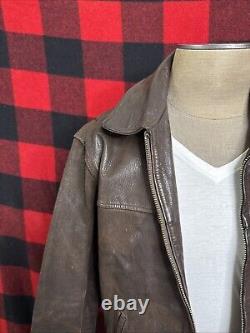 Banana Republic S 36 Leather Detroit Motorcycle Motorcycle Biker Jacket