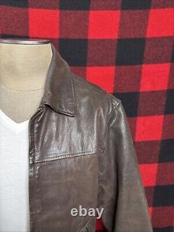 Banana Republic S 36 Leather Detroit Motorcycle Motorcycle Biker Jacket