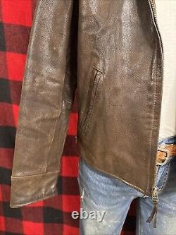 Banana Republic S 36 Leather Detroit Motorcycle Motorcycle Biker Jacket