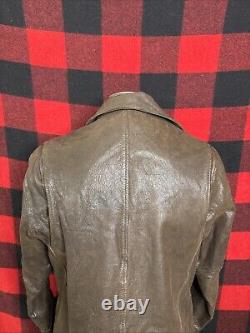 Banana Republic S 36 Leather Detroit Motorcycle Motorcycle Biker Jacket
