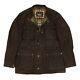 Barbour International BLACKWELL Men's Waxed Wax Belted Jacket Rustic Brown XL 44