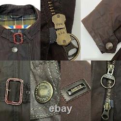 Barbour International BLACKWELL Men's Waxed Wax Belted Jacket Rustic Brown XL 44