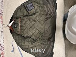 Barbour International Duke Men's Waxed Jacket Sage Green, Size M
