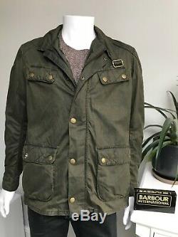 Barbour International Steve Mcqueen Double Colour Jacket Polyamide Cotton LARGE