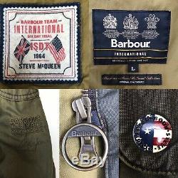 Barbour International Steve Mcqueen Double Colour Jacket Polyamide Cotton LARGE
