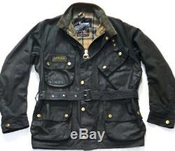 Barbour International Waxed Motorcycle Jacket Steve Mcqueen Style Cost £249