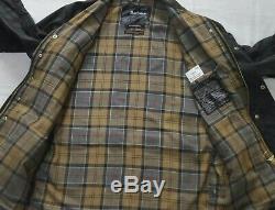 Barbour International Waxed Motorcycle Jacket Steve Mcqueen Style Cost £249