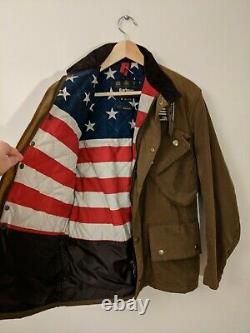 Barbour Steve Mcqueen'New Baker' Wax Jacket Size Medium