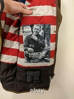 Barbour Steve Mcqueen'New Baker' Wax Jacket Size Medium