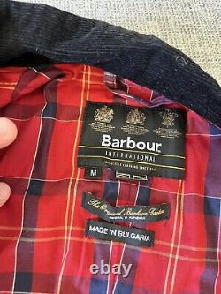 Barbour waxed jacket mens medium