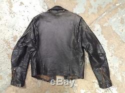 Beck Harley Davidson 1940 Horesehide D Pocket Vintage Leather Motorcycle Jacket