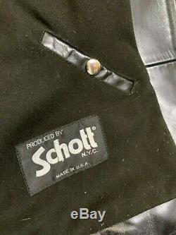 Beck X Schott x Legendary Northeaster 6080 Sz 38 Horsehide Leather Jacket