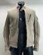 Bellstaff Leather Shearling Cafe Jacket Coat Mens 48 EU 38 R US Made In Italy