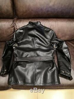 Belstaff Black Panther Classic Leather Jacket Size 42 (about S)