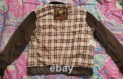 Belstaff Brad Leather Jacket Brown Men Small Xsmall IH RRL Motorcycle Cafe UK