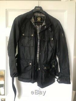 Belstaff Gold Label Trialmaster Mens Waxed Jacket BLACK Size M. Only Used Once